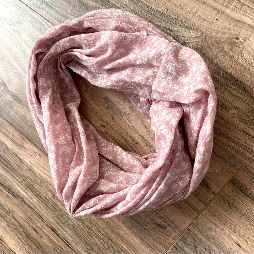 Pink Infinity Scarf